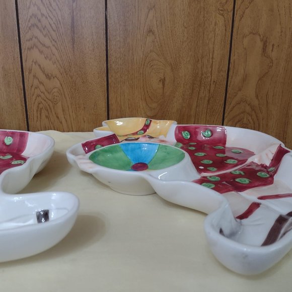 2 Large Chip & Dip Trays Beach Design Decor - Picture 4 of 10